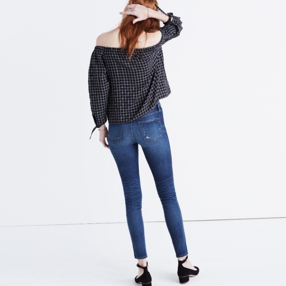 Madewell off the shoulder top - Picture 3 of 4